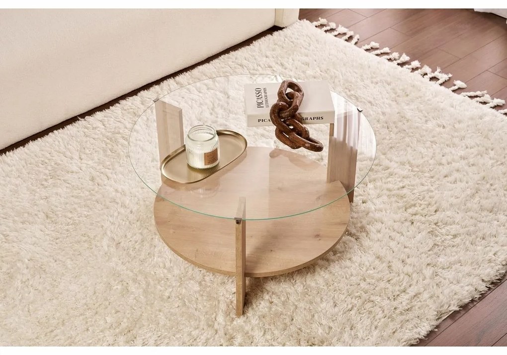 Măsuță de cafea Clara Sapphire Oak