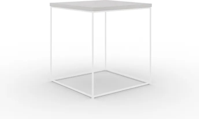 Masuta de cafea, Adina 2, ADRK Furniture (Culoare: Alb / Alb)