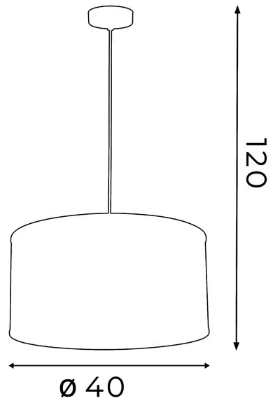 Lustră FELIX 1xE27/60W/230V negru