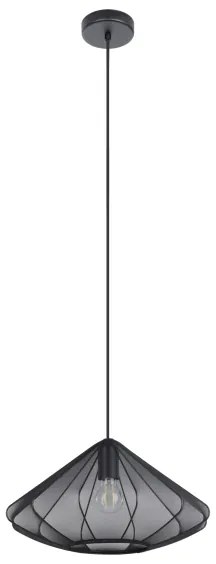 Lustră pe cablu Eglo 43995 DOLWEN 1xE27/40W/230V d. 42,5 cm negru