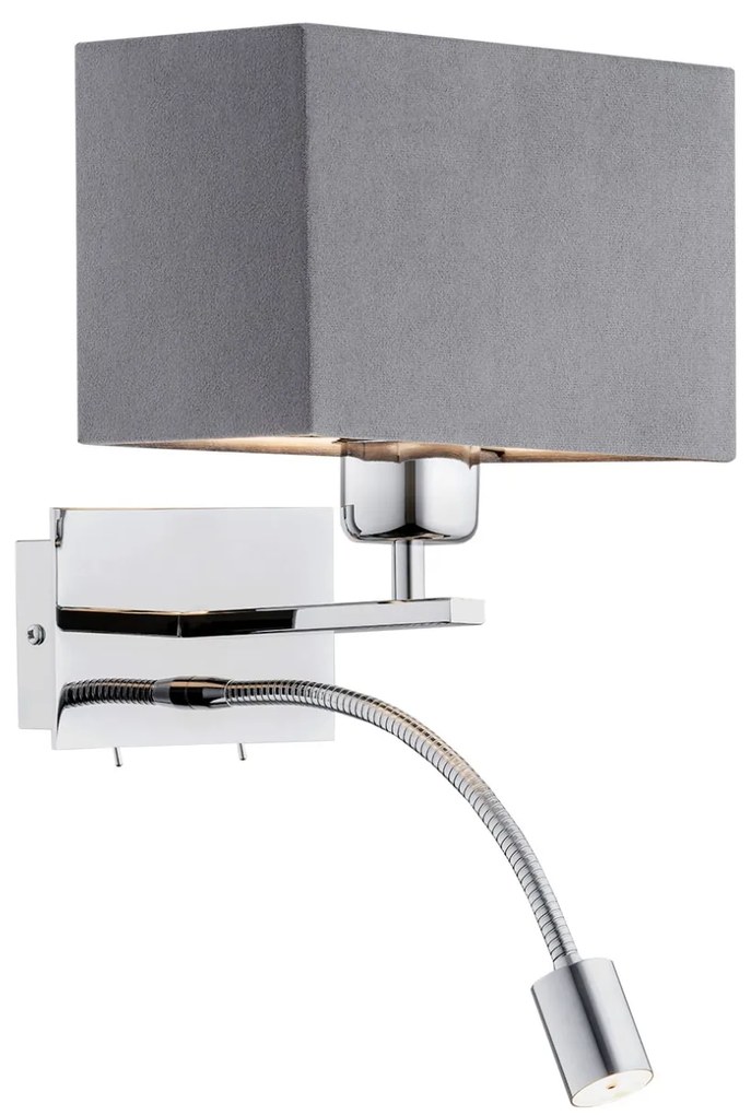 Aplica de perete design elegant BILL I gri