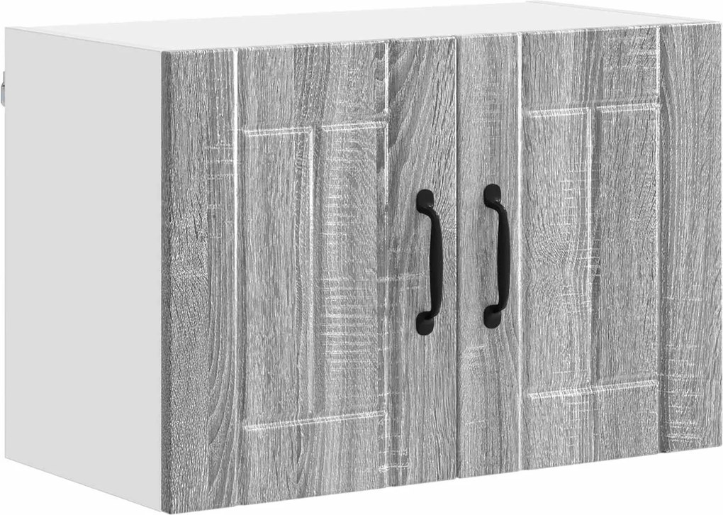 vidaXL Dulap suspendat de bucătărie cu ușă Gri Sonoma 60 x 31 x 40 cm