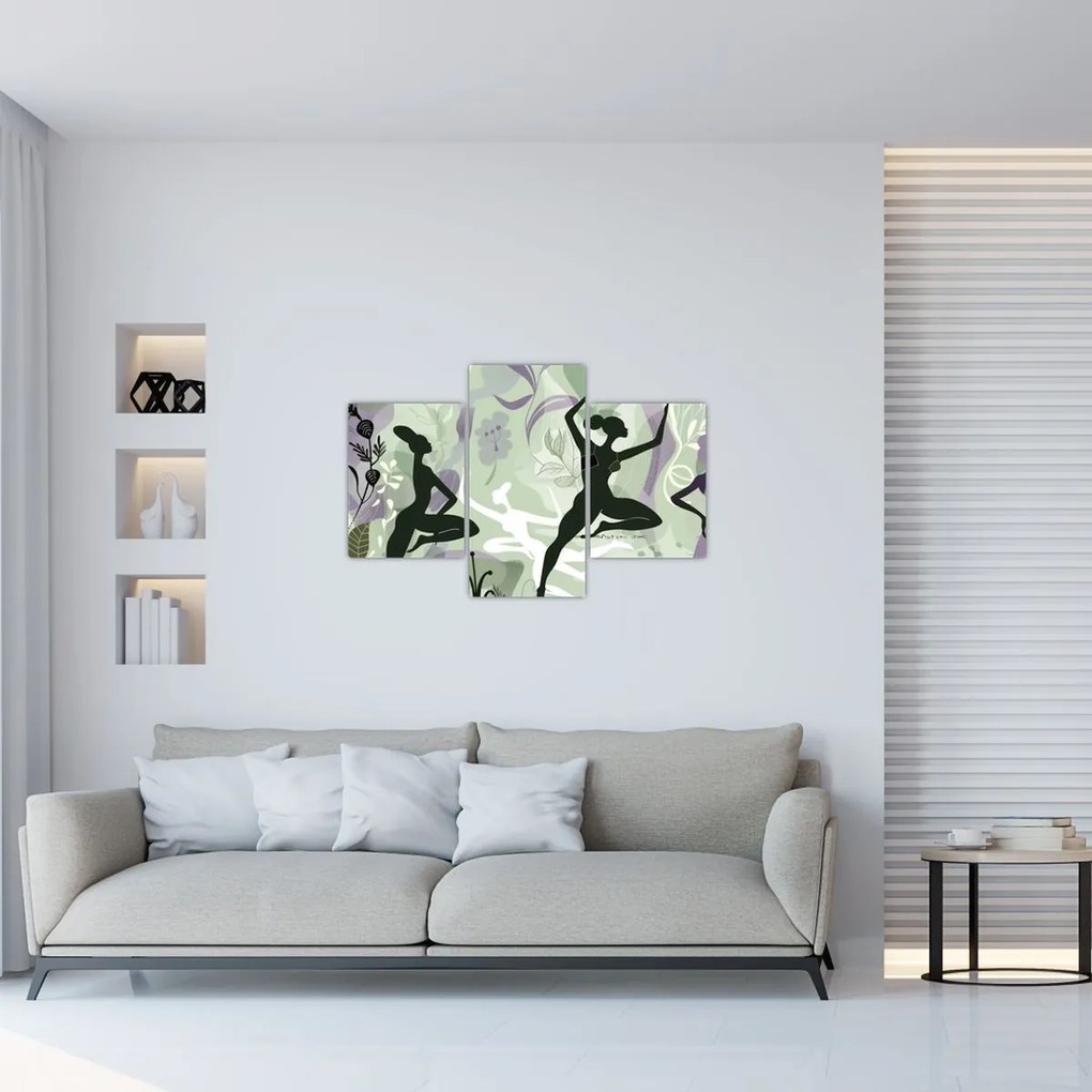 Tablou - Ilustrație de dansatori (90x60 cm)