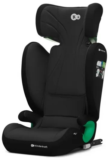 Scaun auto KINDERKRAFT JUNIOR FIX 2 (100-150 cm) Graphite black