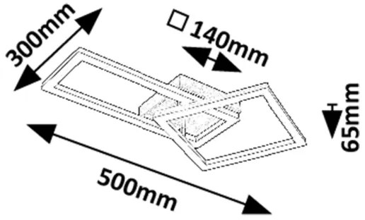 Rabalux 71381 - Plafonieră LED ELLINOR LED/24W/230V 3000K