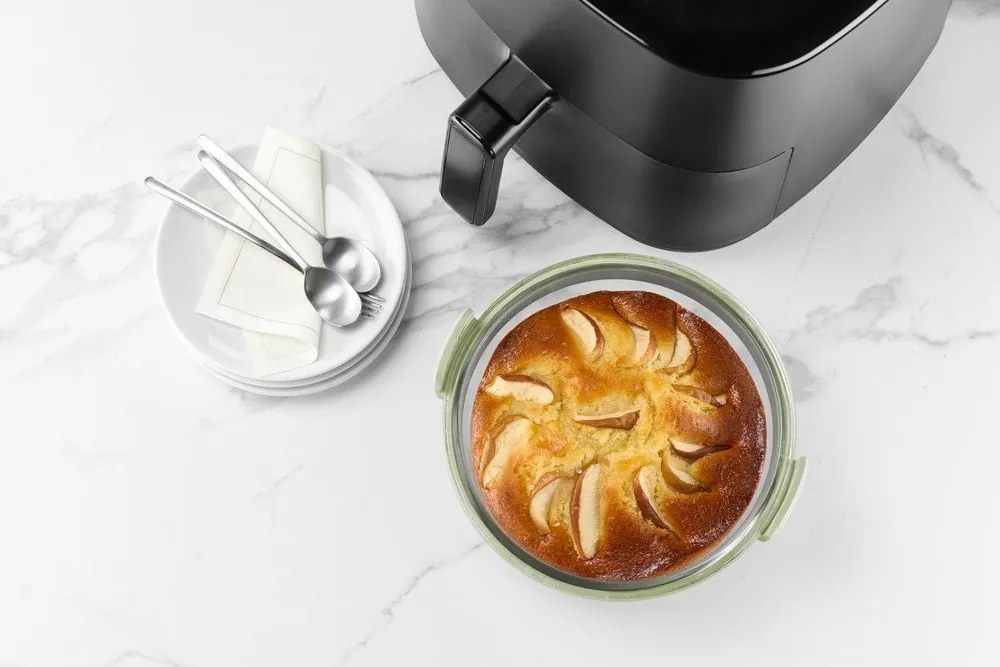 Formă de copt din sticlă 20,5x19,5 cm – Lékué