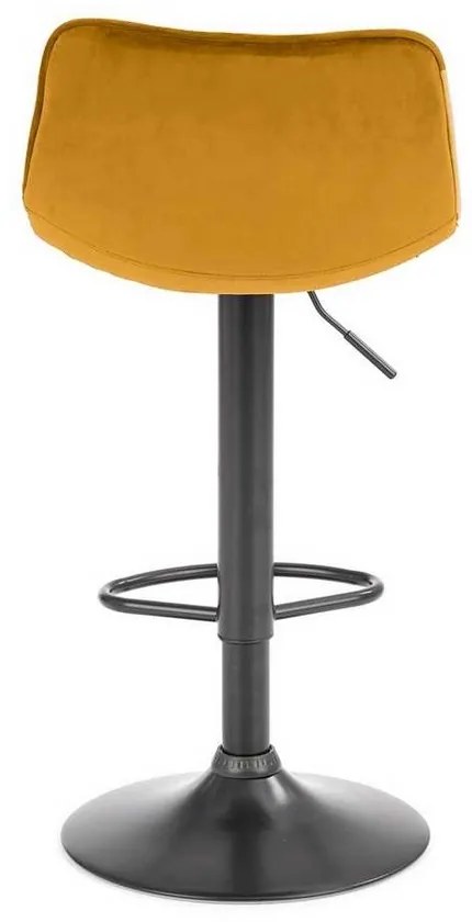 Scaun de bar Kinsley, galben