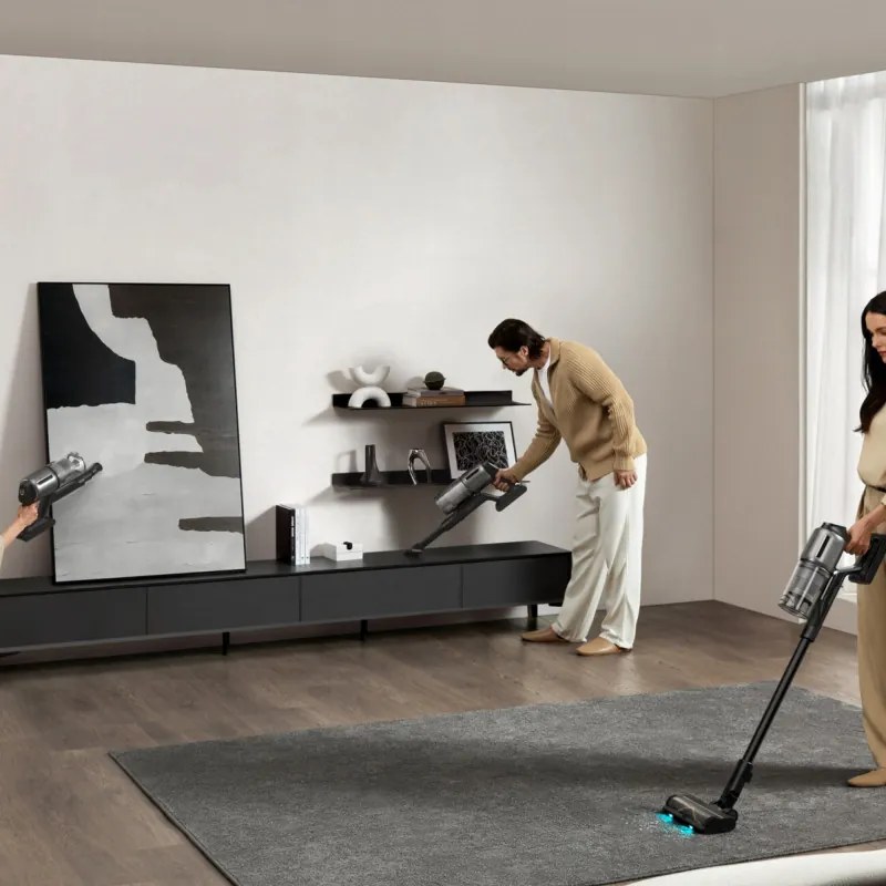 Aspirator vertical fara fir Dreame Z30 AquaCycle VZV77B, 855W, 310AW, 150000 rpm, 3 trepte, 0.32/0.4/0.6 l, 90 min, HEPA H14, LED, Motor fara perii, Negru