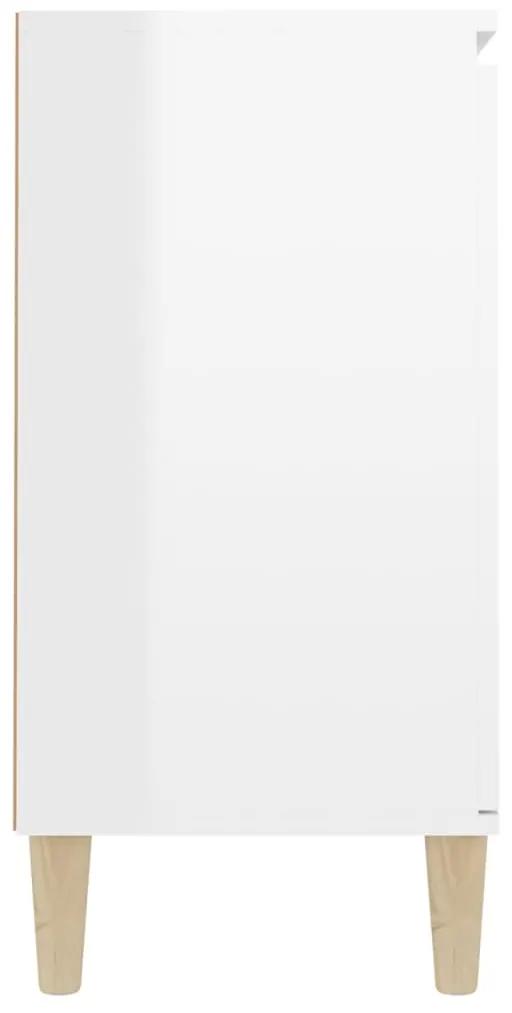 Servanta, alb extralucios, 103,5x35x70 cm, PAL 1, Alb foarte lucios