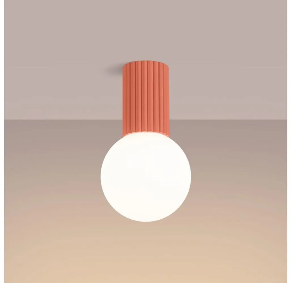 Plafonieră pentru baie Sollux SL.1753 HALO 1xG9/8W/230V IP44 roz