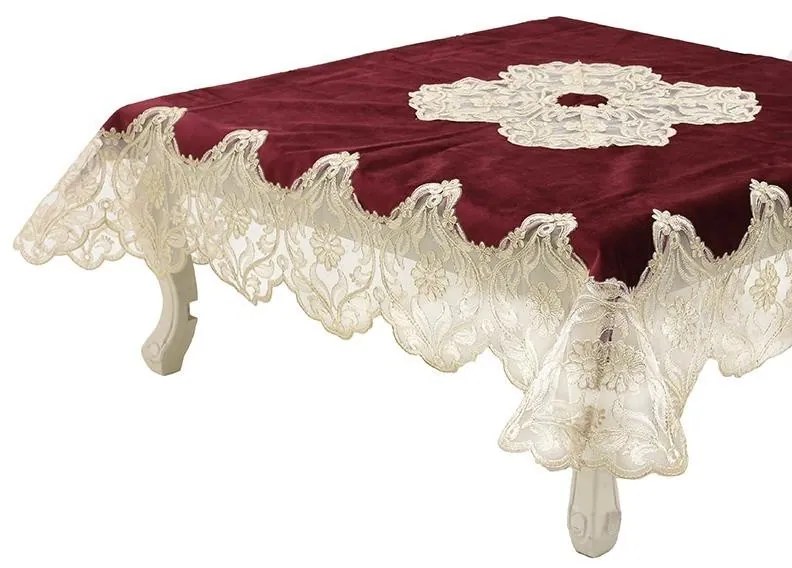 Fata de masa Red Elegance 120 x 120 cm