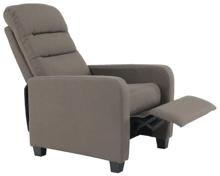 Fotoliu relaxant, maro, cu recliner manual, Bortis Impex