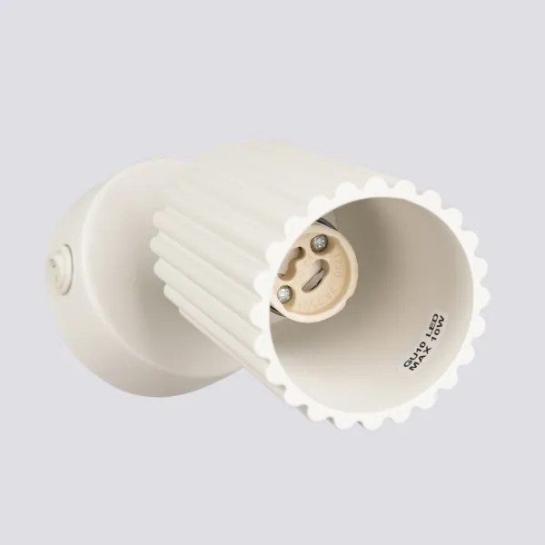 Spot de perete Sollux SL.1598 KARBON 1xGU10/10W/230V crem