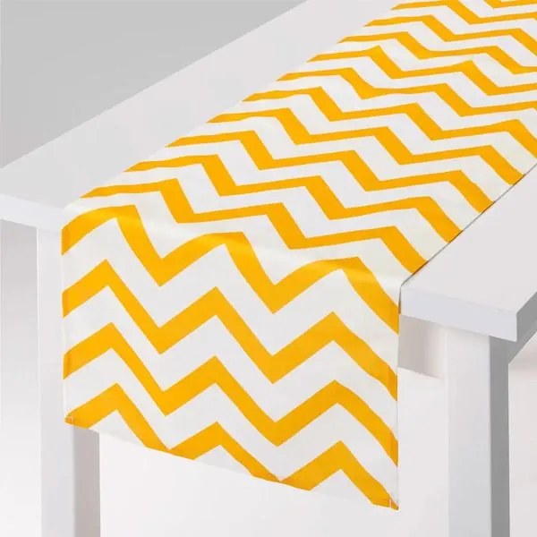 Runner fata de masa 40x150cm Yellow Stripe