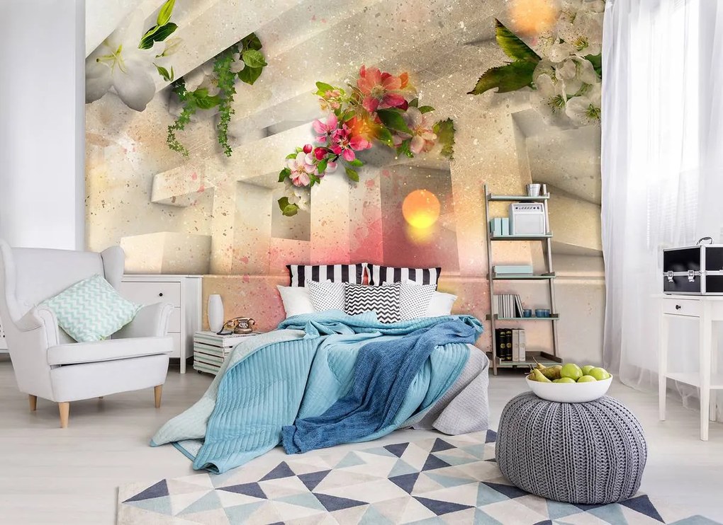 Fototapet - Flori 3D (152,5x104 cm)