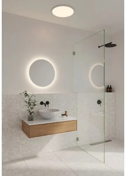 Nordlux - Oglindă LED pentru baie DOVINA cu iluminare, 20W, 230V, 4000K, Ø60 cm, IP44