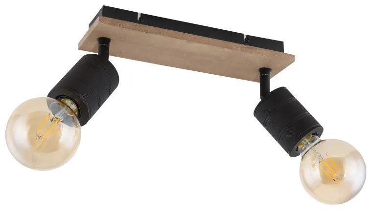 Aplica de perete/tavan minimalista cu 2 spoturi orientabile JOSELLA