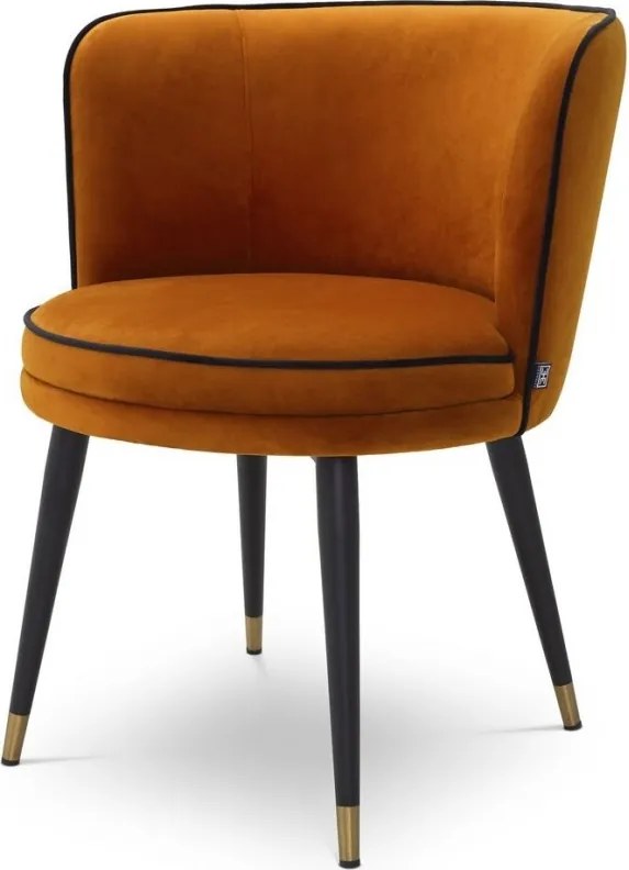 Scaun design LUX Grenada, savona portocaliu 115882 HZ