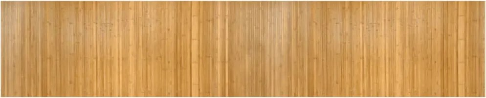 vidaXL Covor dreptunghiular, natural, 80x400 cm, bambus