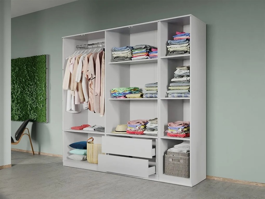 Set mobila dormitor 4 piese Alb Adapto C10