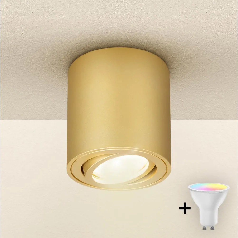 Brilagi - Spot LED RGBW reglabil MIA 1xGU10/6W/230V 84x80 mm auriu