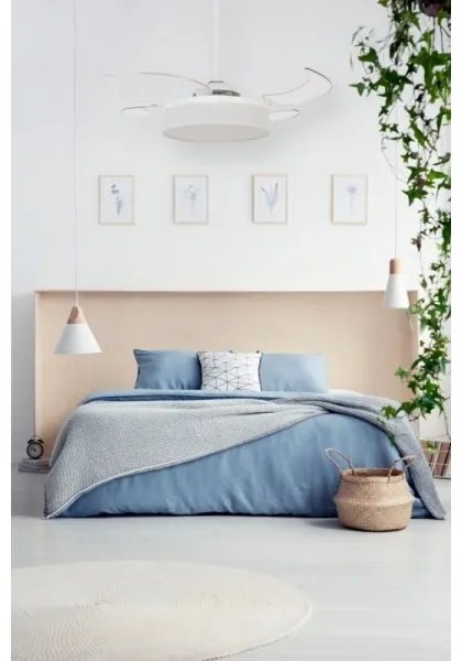 Ventilator LED de tavan FANAWAY 511030 FRASER 3xE27/20W/230V alb + telecomandă