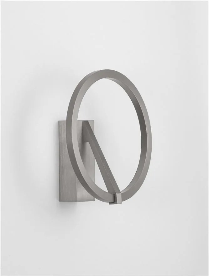 Aplica LED de perete design minimalist TILIA nickel