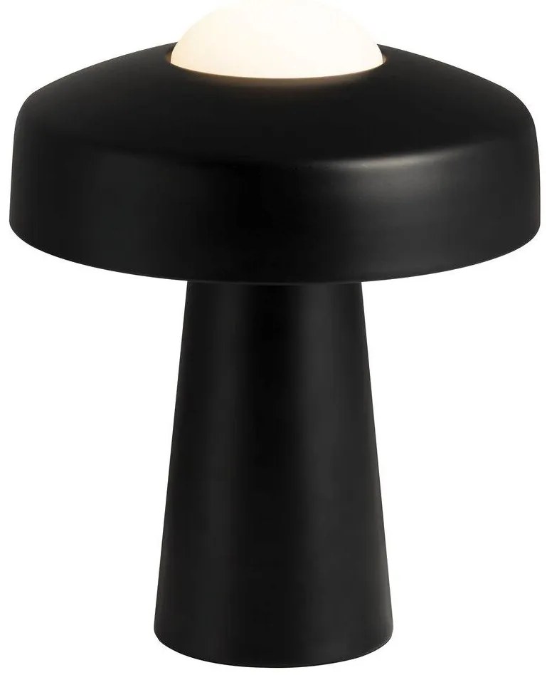 Veioza moderna design ciuperca Time neagra 2010925003 NL