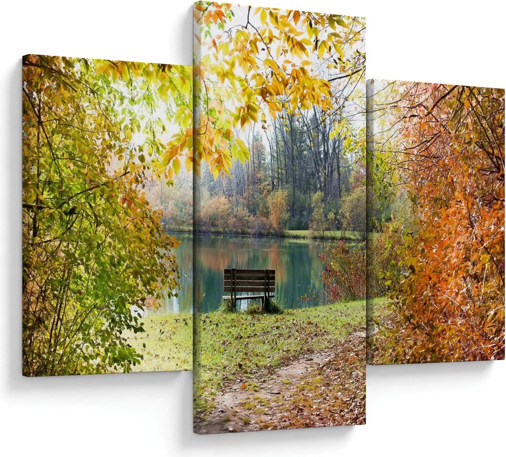 Tablou cu pescărie (90x60 cm)