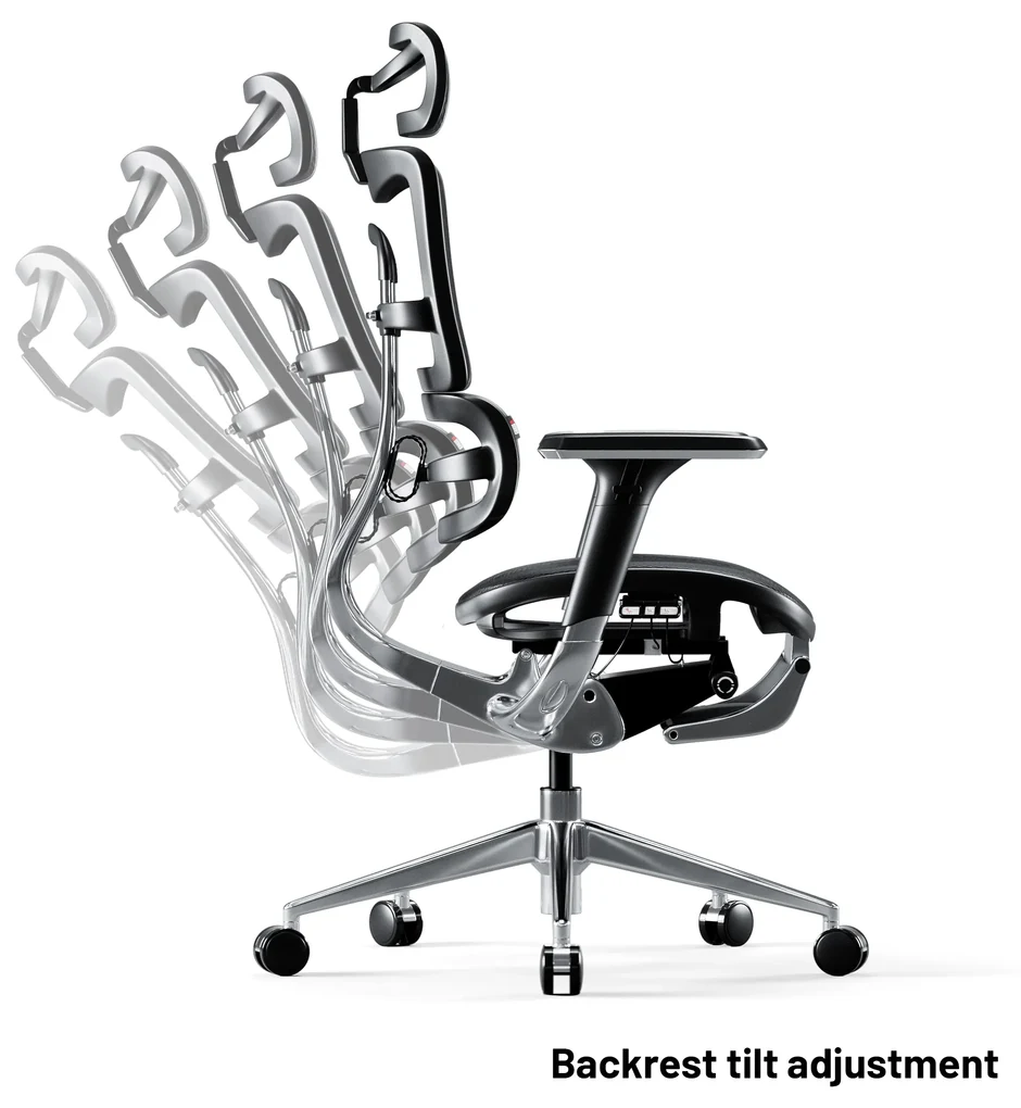 Scaun ergonomic DIABLO V-MASTER: negru