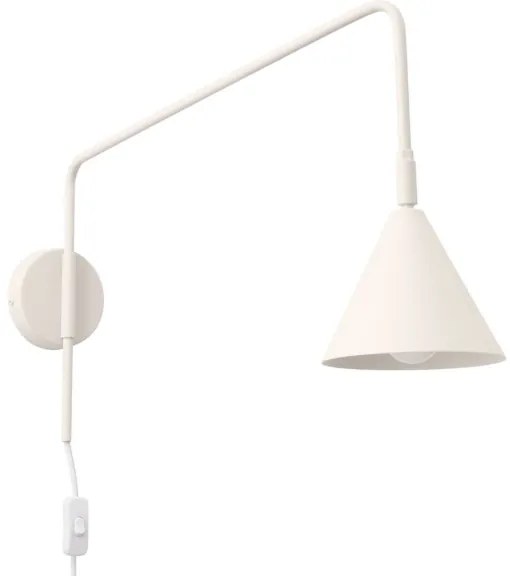 Lampă de perete Sollux SL.1699 NOX 1xE14/10W/230V crem