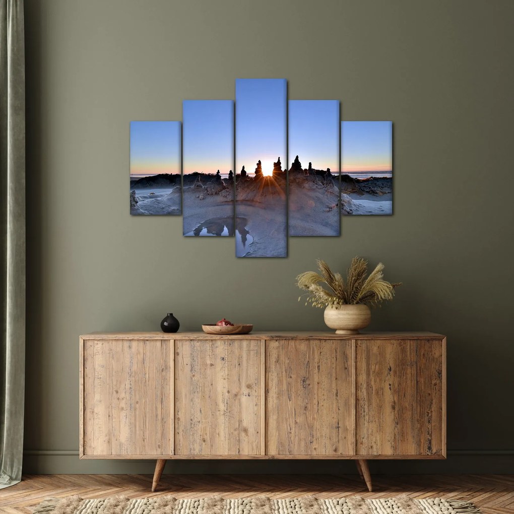 Tablou cu scenerie de nisip (150x105 cm)