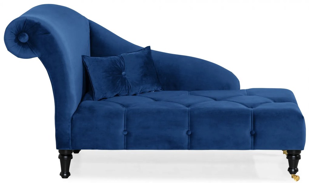 Sezlong living Diana, Albastru, 165x88x70 cm