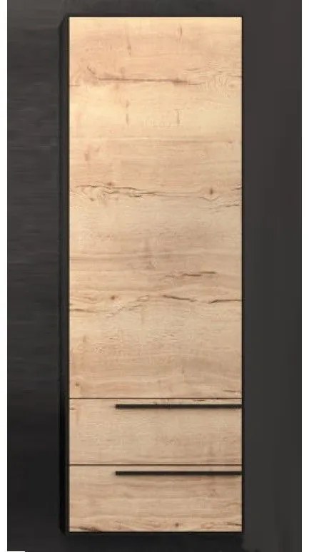 Dulap baie 50x32xH145 cm Kolpa San Grace, gri (light concrete)
