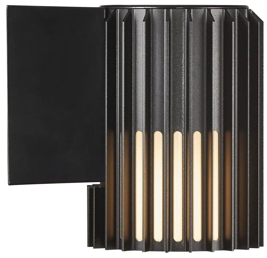 Aplica de perete exterior design nordic IP54 Aludra seaside negru