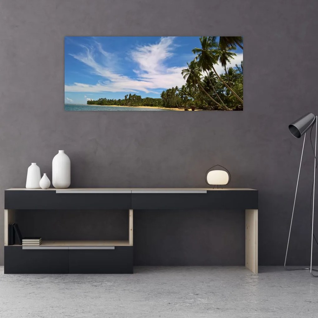 Tablou cu plajă (120x50 cm)
