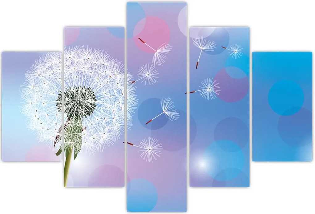 Tablou - Păpădie în vânt (150x105 cm)