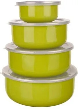 Set caserole email Belly 8 piese, verde