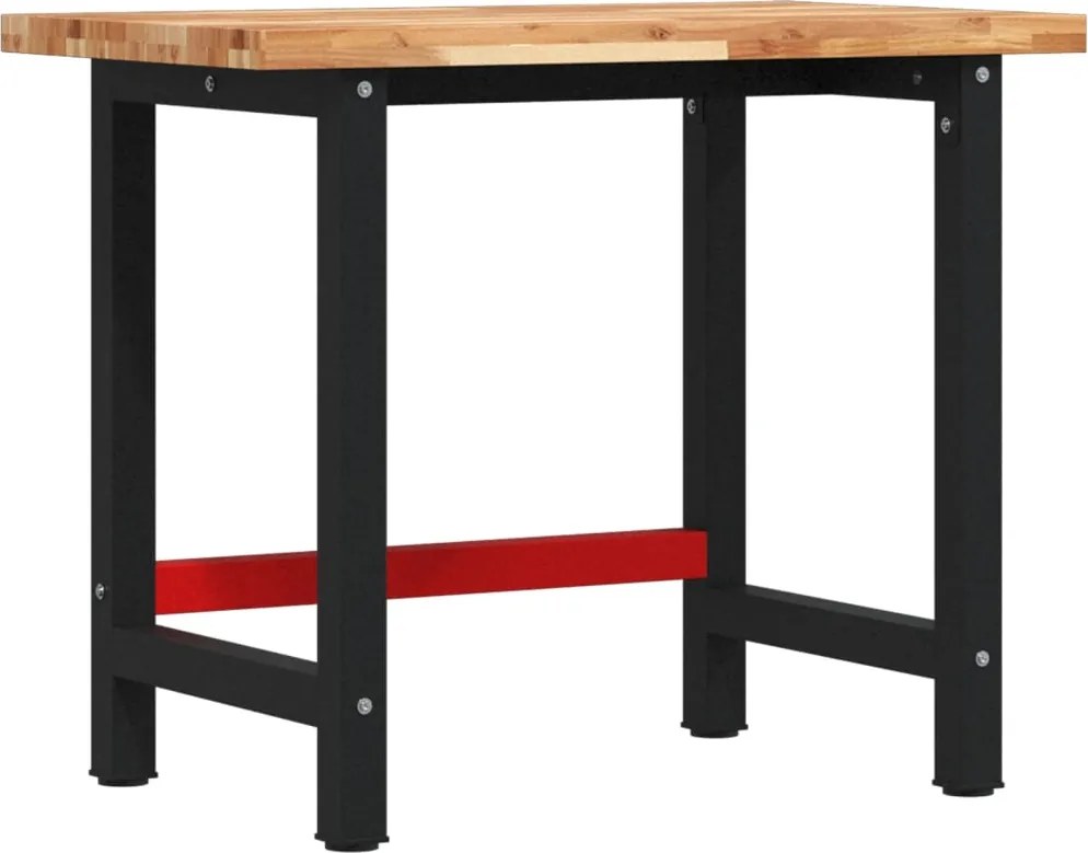 vidaXL Banc de lucru 100x60x83 cm lemn masiv de acacia, dreptunghiular