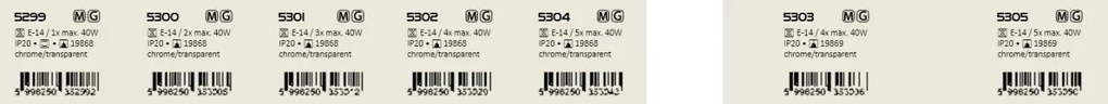 Aplica cu 2 spoturi design clasic Hestia 5300 RX