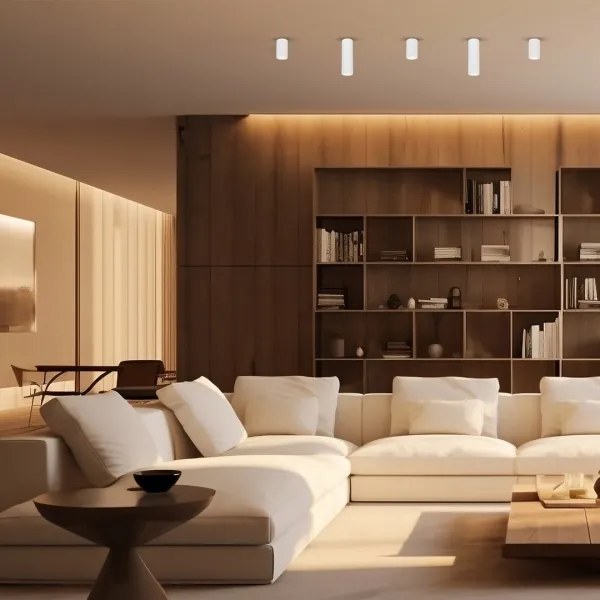 Spot GENESIS 1xGU10/8W/230V 20 cm alb