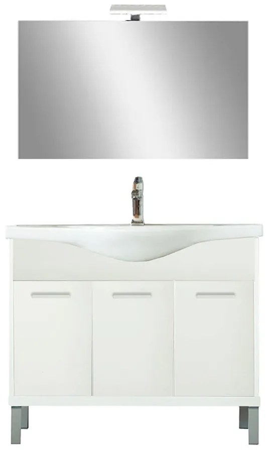 Mobilier complet de baie Nerva Prime 105 alb