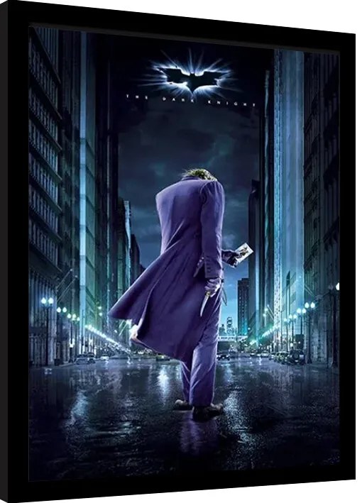 Poster înrămat The Dark Knight - Joker City