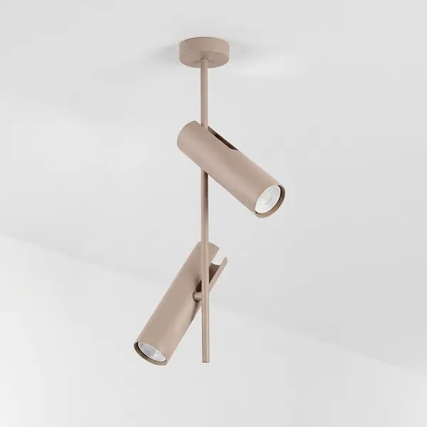 Brilagi - Pendul pe tijă BRANCH 2xGU10/30W/230V bej