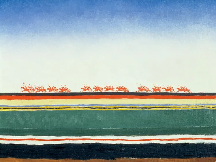 Reproducere Red Cavalry, Kazimir Malevich