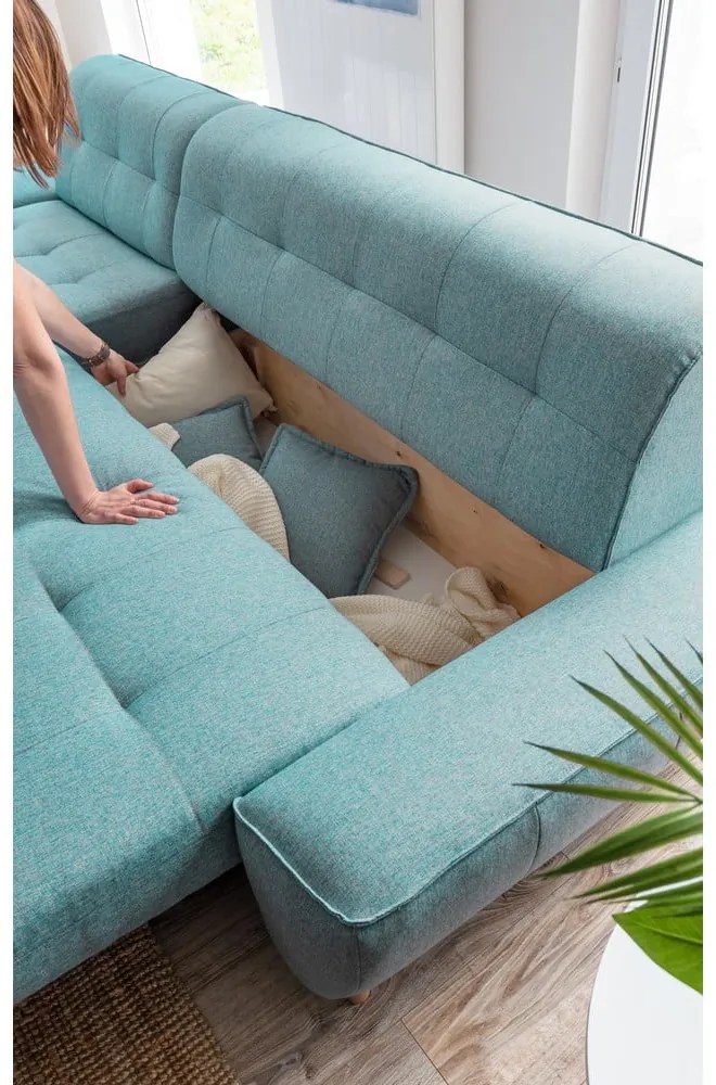 Colțar turcoaz extensibil (cu colț variabil) Dazzling Daisy – Miuform