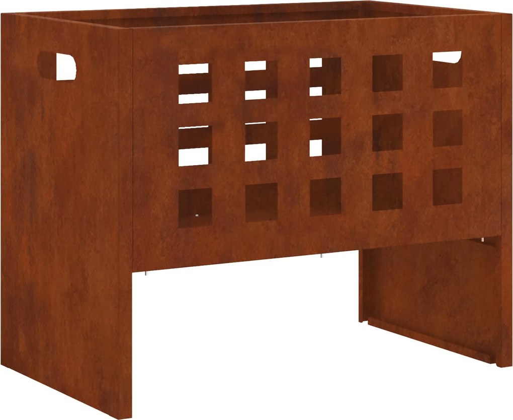 vidaXL Cuptor de foc Maro 50 x 30 x 40 cm Oțel