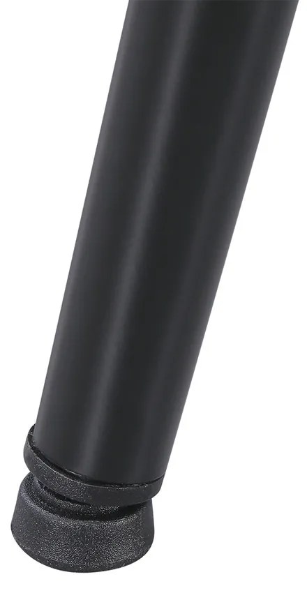 Milo 4+1 set de luat masa negru-negru