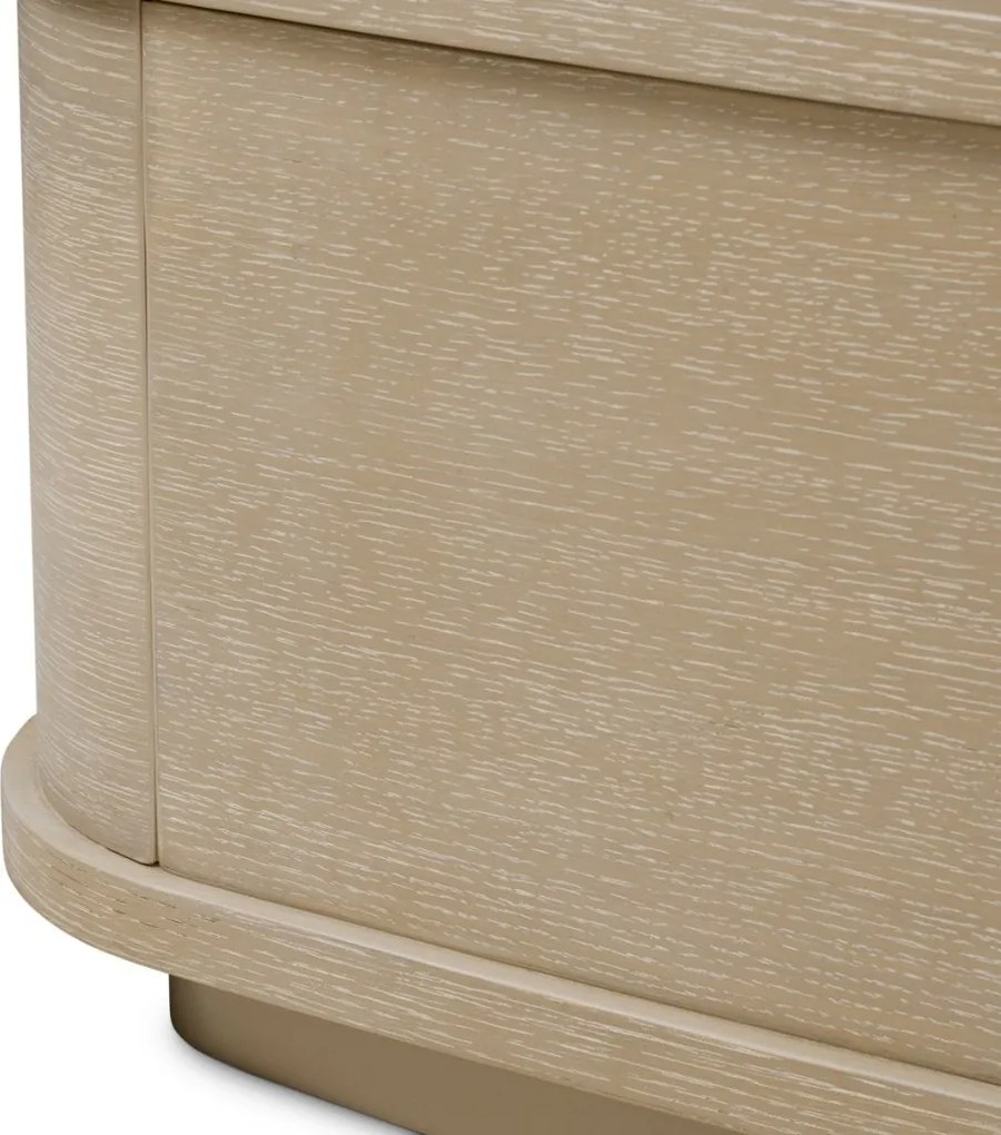 Noptiera/ masuta laterala design LUX Cabana S, furnir stejar albit