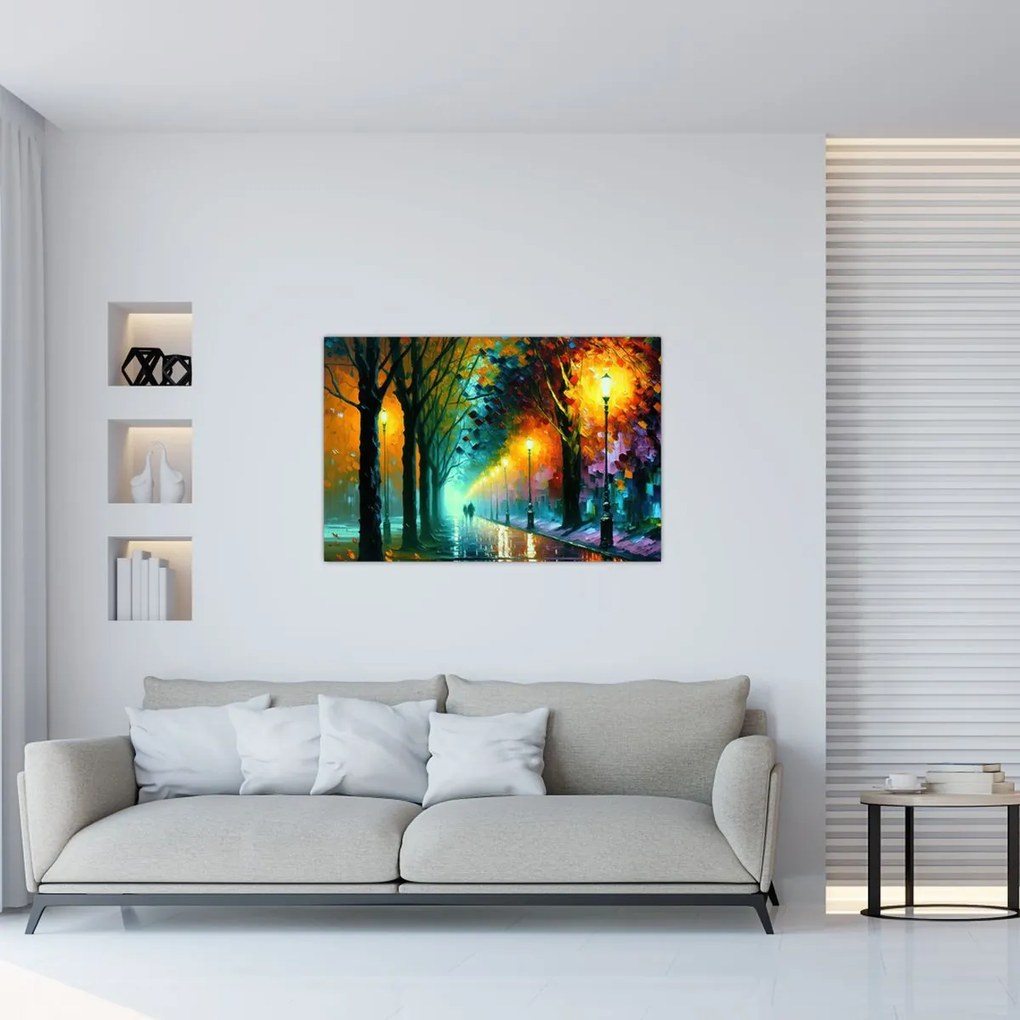 Tablou - Plimbare de noapte (90x60 cm)